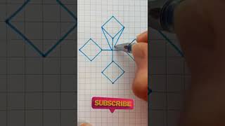 Drawing 3D Illusion Easy 😉 | 🤔 How to Draw Simple 3D Art #shorts #draw #easy #3dart