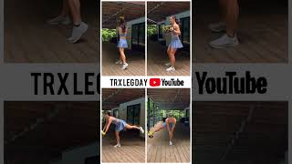 TRX Leg Day #shorts #trx #trxtraining #fitnessmotivation #legday #homeworkout #lowerbodyworkout