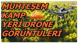 Kamp Yapılaçak on numara yer drone görüntüler