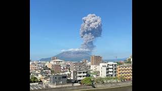 Sakurajima #volcano erupts in #Japan.