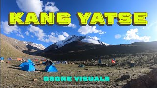 Kang Yatse | Drone Visuals of Kang yatse mountain & Valley | Telugu traveller