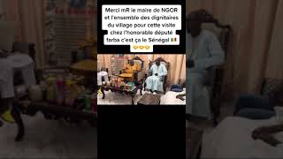 le maire de ngor almadies rend visite à Mr farba ngom honorable député