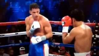 Pacquiao vs Algieri Round 9 Knockdown HD 720p (Locked in A Cage Edition)