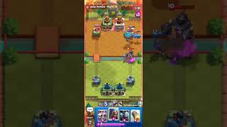 2vs2 OP BATTLE WITH MY TEAM MATE 🔥🤣👍#clashroyale #clanwars #shorts