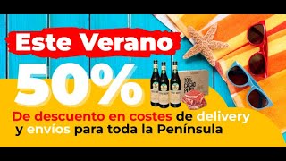 Campaña de Verano 50% en costes de envío y delivery hasta el 31/8/24