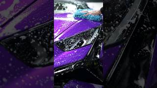 Lamborghini_Huracan_Wash 💜💯 #carlover #lamborghini #viralvideo #shorts