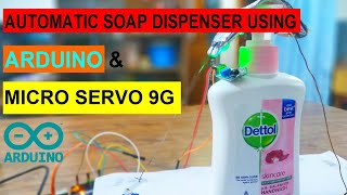 Automatic soap dispenser using Arduino UNO