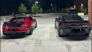 LATE NIGHT DRIVE CAMARO ZL1 x MUSTANG GT 🦇🇲🇽👹