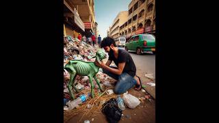 Brave man saves the life of goat😢😭 | animals rescue #shorts #shortsfeed #motivation