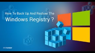 How to Backup and Restore the Windows Registry | Registry Editor | Regedit