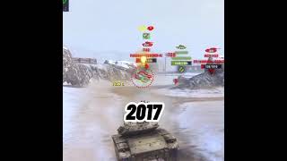 Как менялась игра за всё время // World of Tanks blitz //