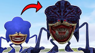 NEW SIZE COMPARISON ZOOCHOSIS SONIC TAPES FAMILY in Garry's Mod!