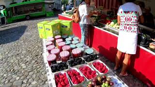 Obst- und Gemüsebau Messmer auf dem Lindauer Wochenmarkt