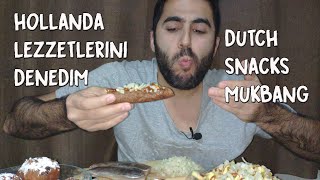 Dutch Snacks Mukbang | Hollanda Lezzetlerini Deniyorum