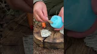 FIRE STARTER FOR CAMPING-SURVIVAL SKILLS #firestarter #fire #skill #survival