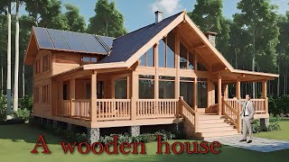 Modern Homes: New and Innovative Design Ideas | A wooden house 2024