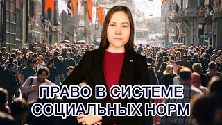 Лекция 7. Право в системе социальных норм