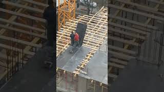 formwork installation #shorts Установка опалубки #шортс