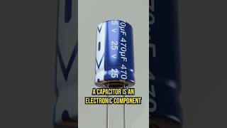 Capacitor explanation😯 !!!  #electricbrain #ytshorts  #electronics #power #trending #shorts #info