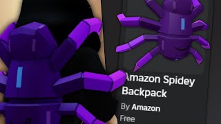 WOW! ITEM GRATIS BARU Spidey Backpack DI GAME Amazon's Joyful Horizons (ROBLOX)