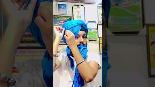 1de 4 ladh dastaar ,simple way ,turbanator hardeep singh 😊 #videos #pagg #shortvideo #reels #shorts