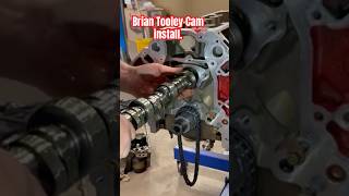 How to install the Brian Tooley Racing cam into the LS Engine. #shorts