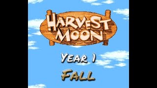 Harvest Moon [SNES] - Year 1 Fall (3/10)