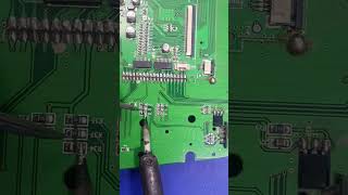 how to desolder SMD resistor using soldering iron #electronics #electrical