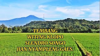 GENDING JAWA WITING KLOPO SLENDRO SONGO  VERSI KARAWITAN SEDYO LARAS.