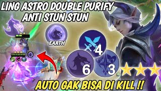 LING ASTRO DOUBLE PURIFY !!! AUTO GAK BISA DI KILL DAMAGE TIDAK DIRAGUKAN Magic Chess Mobile Legends