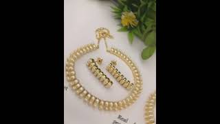 Real pearls Set| SS Jewellery hub| For more details check my channel description..