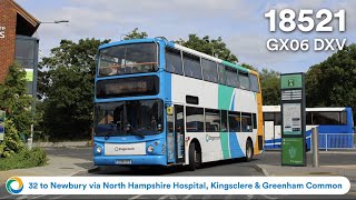 Stagecoach 32 - Basingstoke to Newbury - 18521 GX06DXV