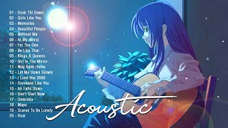 🎵Top English Acoustic Love Songs 2021 - Greatest Hits Ballad Acoustic Guitar Cover Of Popular Songs