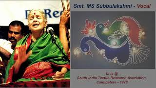 Smt. MS Subbulakshmi - Vocal