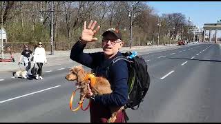 In front of the Brandenburg Gate!!   Sprig Day in Berlin!!