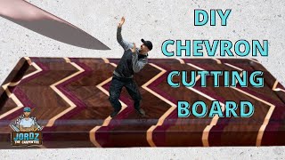 How To Make a Cutting Board | DIY Chevron Cutting Board