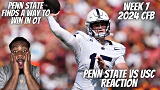 Reaction To #4 Penn State vs USC Full Game Highlights | 2024 College Football Highlights