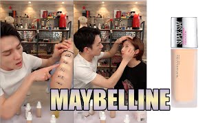 MAYBELLINE (SUPERSTAY FULL COVERAGE FOUNDATION) 美宝莲巨持妆粉底液 | 102 | 110 | 111 | 112 | 120 | - 李佳琦