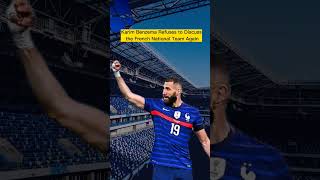 Karim Benzema Refuses to Discuss the French National Team Again #shorts #shortvideo