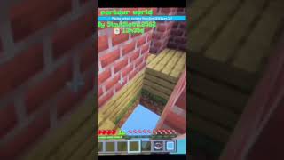 Playing parkour world by StoutSloth12562 part 2/3 #minecraft #minecraftshorts #parkour #galaxite