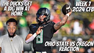 Reaction To #2 Ohio State vs #3 Oregon Full Game Highlights | 2024 College Football Highlights