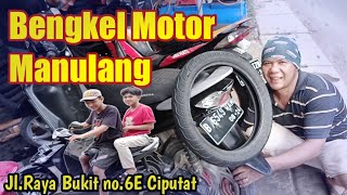 bengkel motor tambal ban manulang