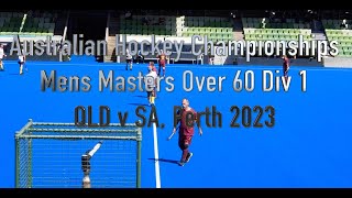 Australian Mens Masters Hockey Queensland v South Australia. Over 60 Div 1. Qld took the match 4-0.