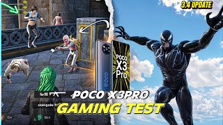 BGMI NEW 3.4 UPDATE GAMEPLAY IN POCO X3PRO 60 FPS FASTEST CLUTCHES IN PUBG MOBILE 🔥