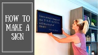 DIY Wood Frame (How to Make a Wood Sign)