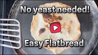 Quick Homemade Flatbread Recipe | Ready in Minutes