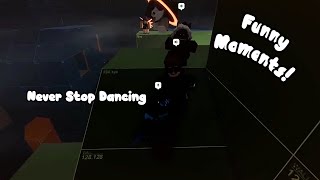 Roblox Evade But I Keep Dancing... (Funny Moments)