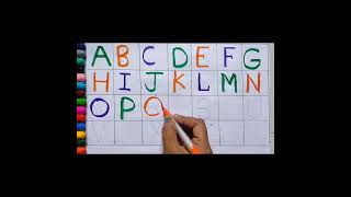 Abcd A to Z alphabet for kids # short