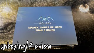 SOLPEX Solar Garden Lights Unboxing