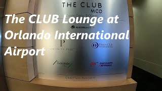 Short tour of The Club at MCO Priority Pass Airport Lounge (Orlando Intl Airport - Terminal B)